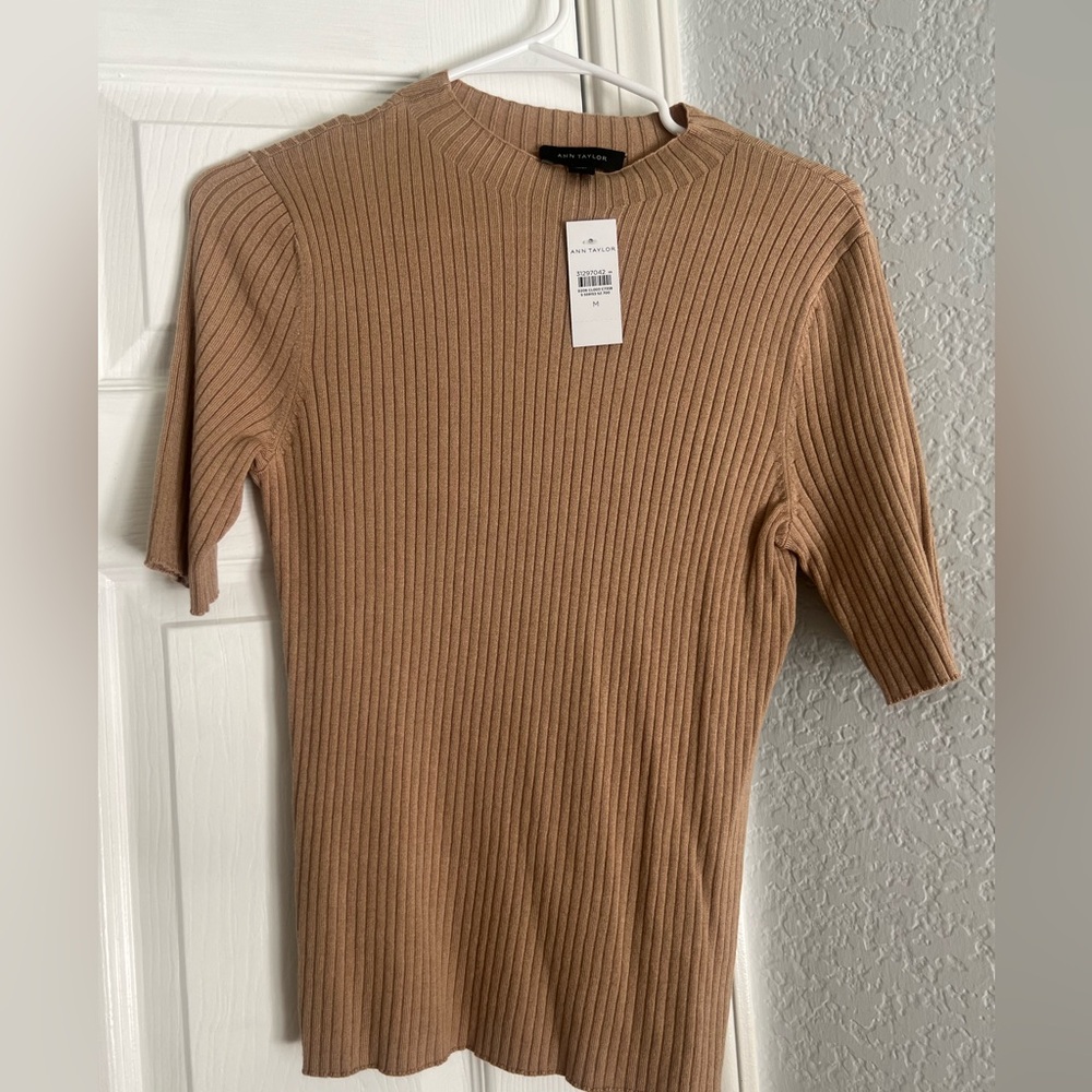 Ann Taylor Mock Turtleneck top NWT